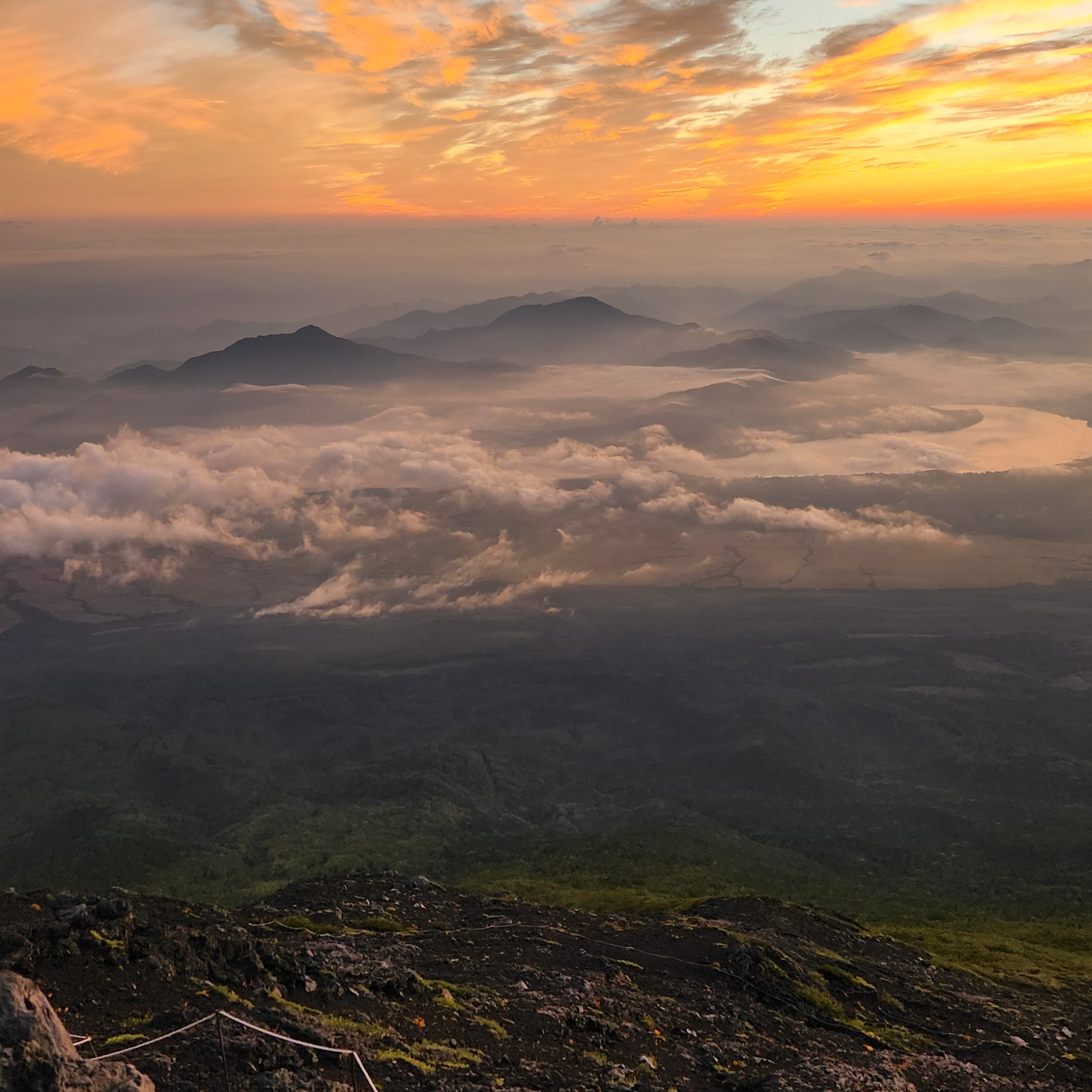 Image from top of mount Fuji